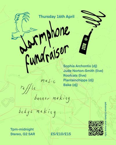 Alarmphone fundraiser party