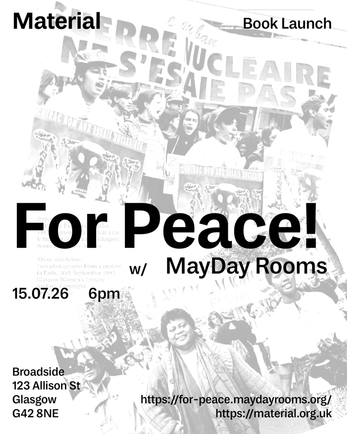 2026-07-15 For Peace! - book launch