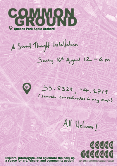 Common Ground: A Sound Thought Installation in Queens Park