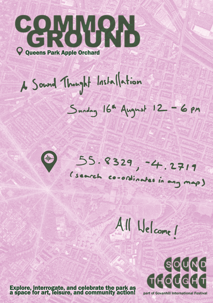 2026-08-16 Common Ground: A Sound Thought Installation in Queens Park Orchard