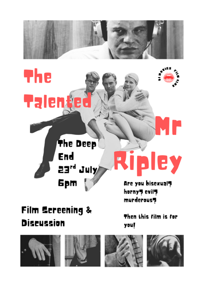 Bi Movies Film Club presents The Talented Mr Ripley