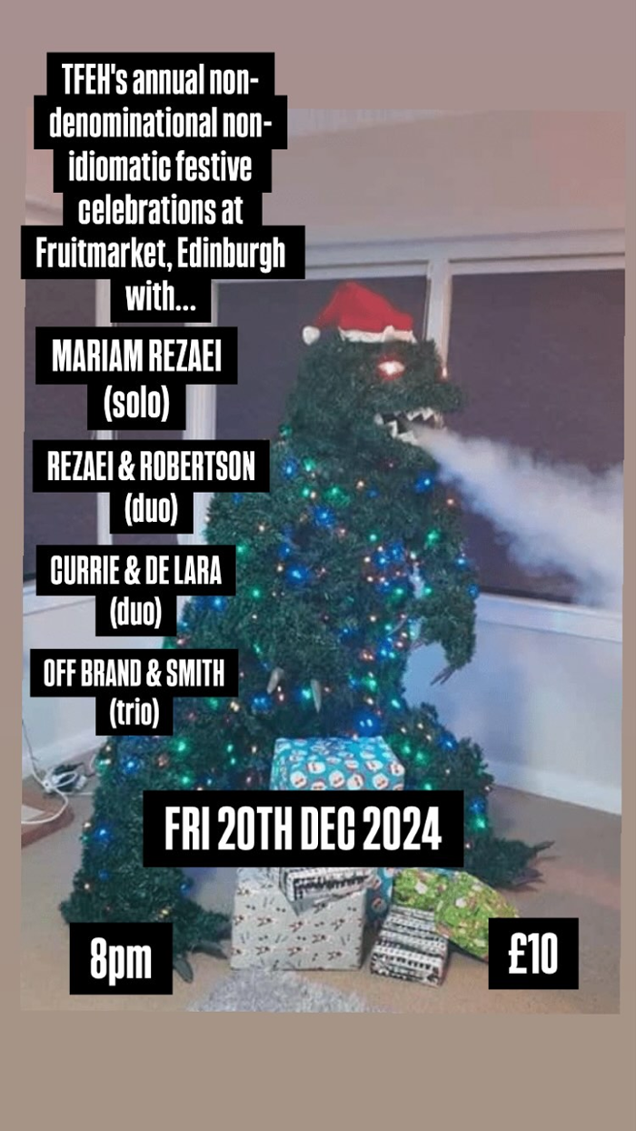 TFEH presents: MARIAM REZAEI / REZAEI & ROBERTSON / CURRIE & DE LARA / OFF BRAND & SMITH.