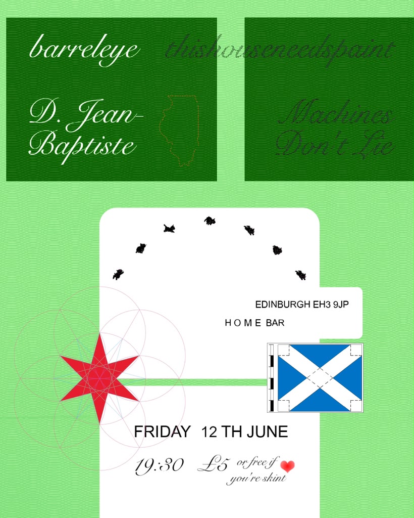 Barreleye + D.Jean Baptiste + thishouseneedspaint + Machines Don't Lie