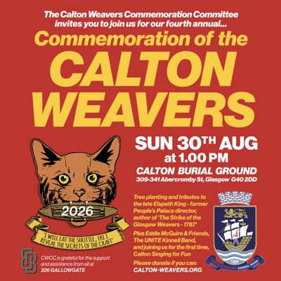 Calton Weavers Commemoration