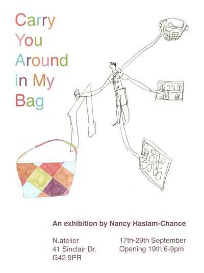 Carry You Around in My Bag Exhibition Opening