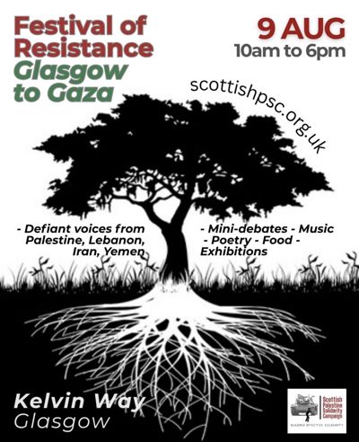 FESTIVAL OF RESISTANCE: Glasgow to Gaza