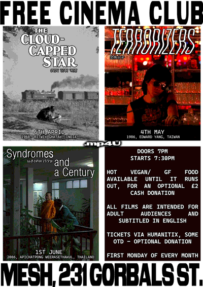 .mp4U Free Cinema Club: “Syndromes and a Century”