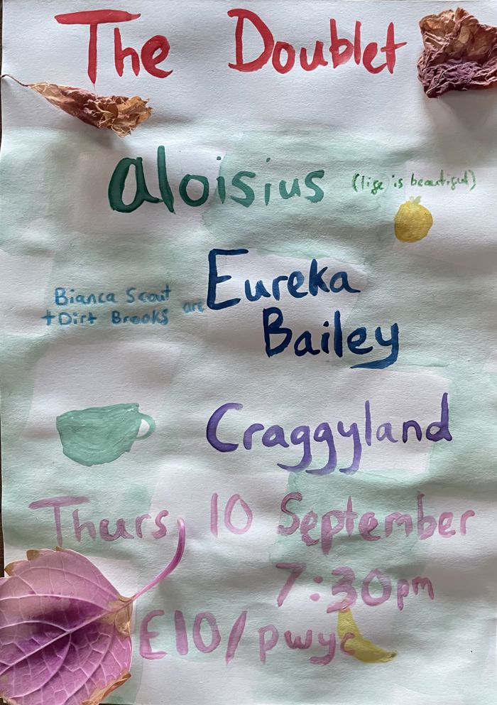 2026-09-10 aloisius (life is beautiful), Eureka Bailey (Bianca Scout + Dirt Brooks), Craggyland 