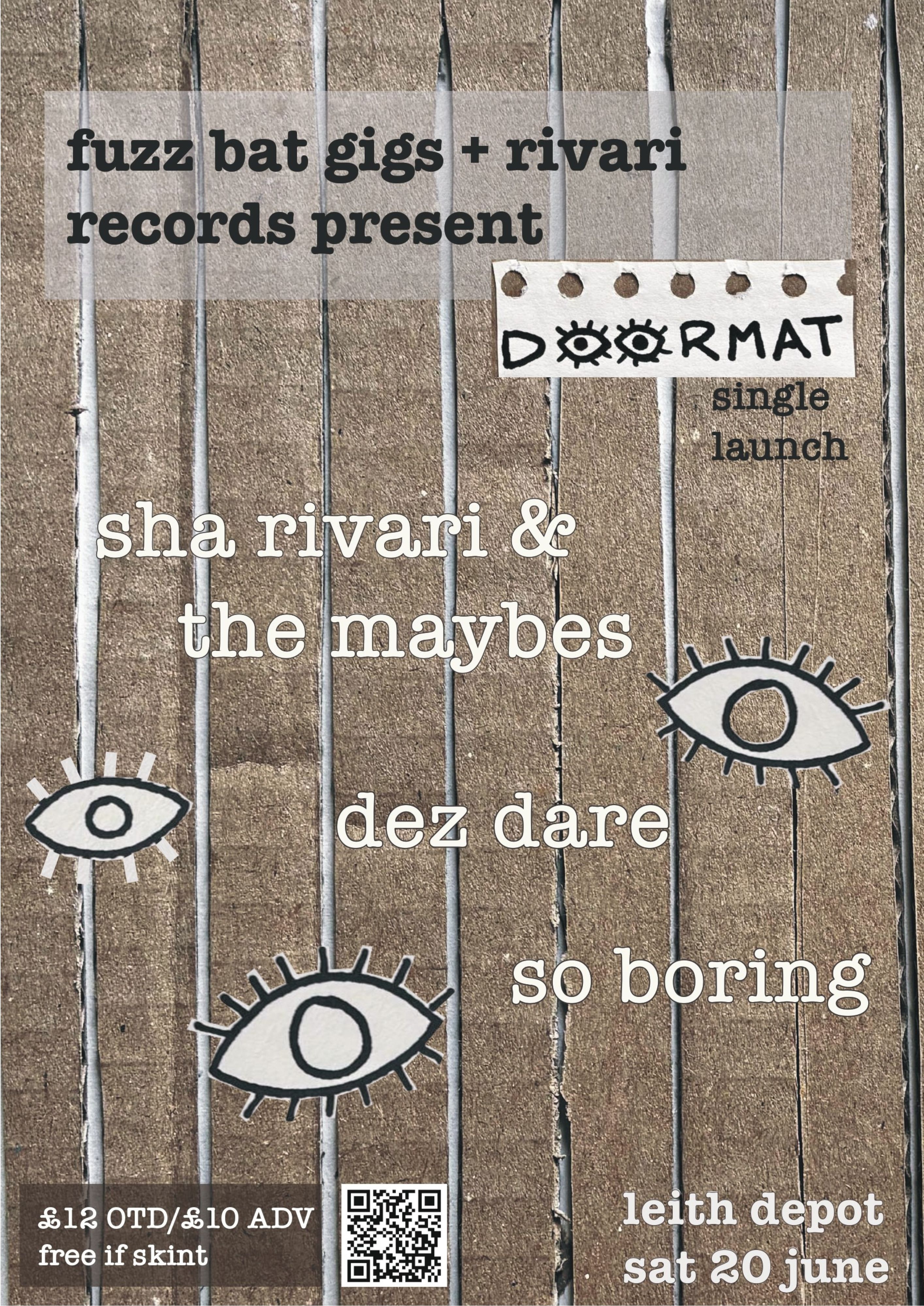 Sha Rivari & The Maybes-Doormat Single Launch