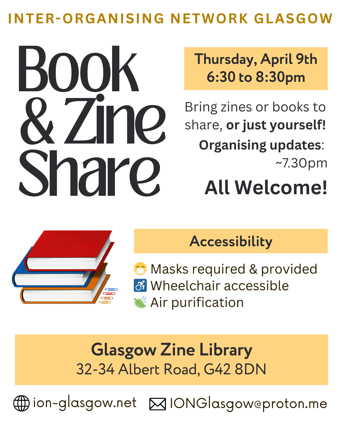 ION Glasgow Book & Zine Share