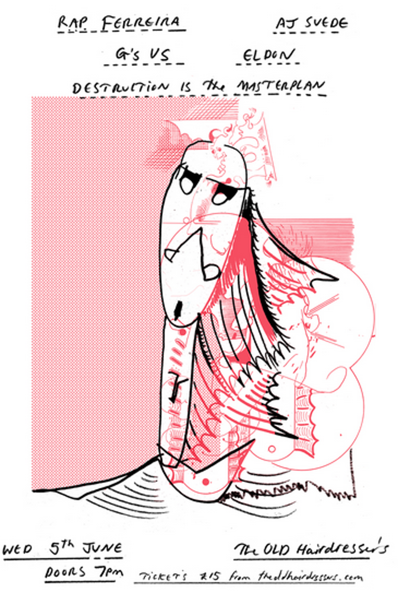 R.A.P. FERREIRA, AJ SUEDE, G’s US, ELDON, Destruction is the Masterplan