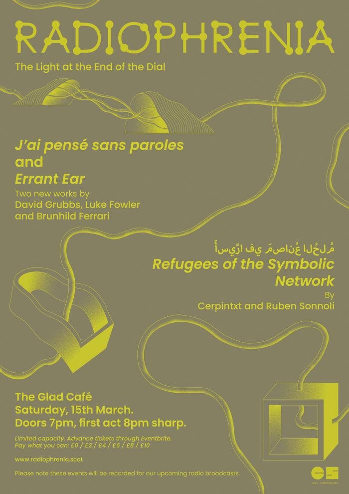 Cerpintxt & Ruben Sonnoli / David Grubbs, Luke Fowler & Brunhild Ferrari
