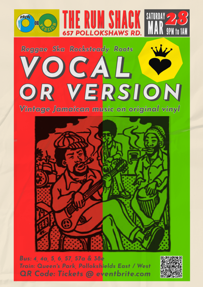 Vocal or Version reggae dance