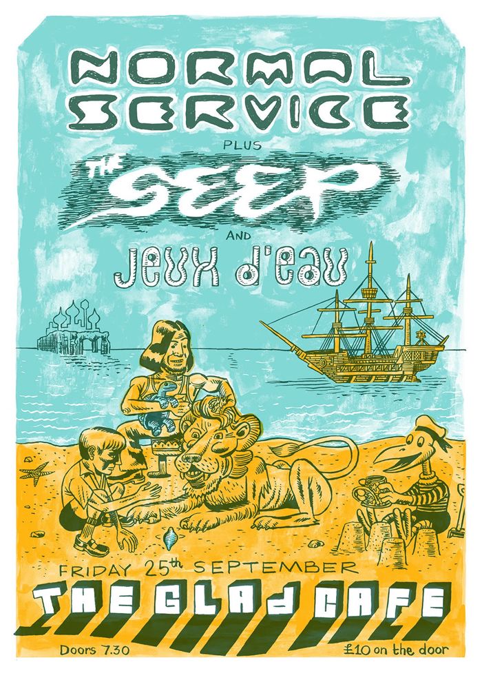 2026-09-25 Normal Service, The Seep, Jeux D'eau