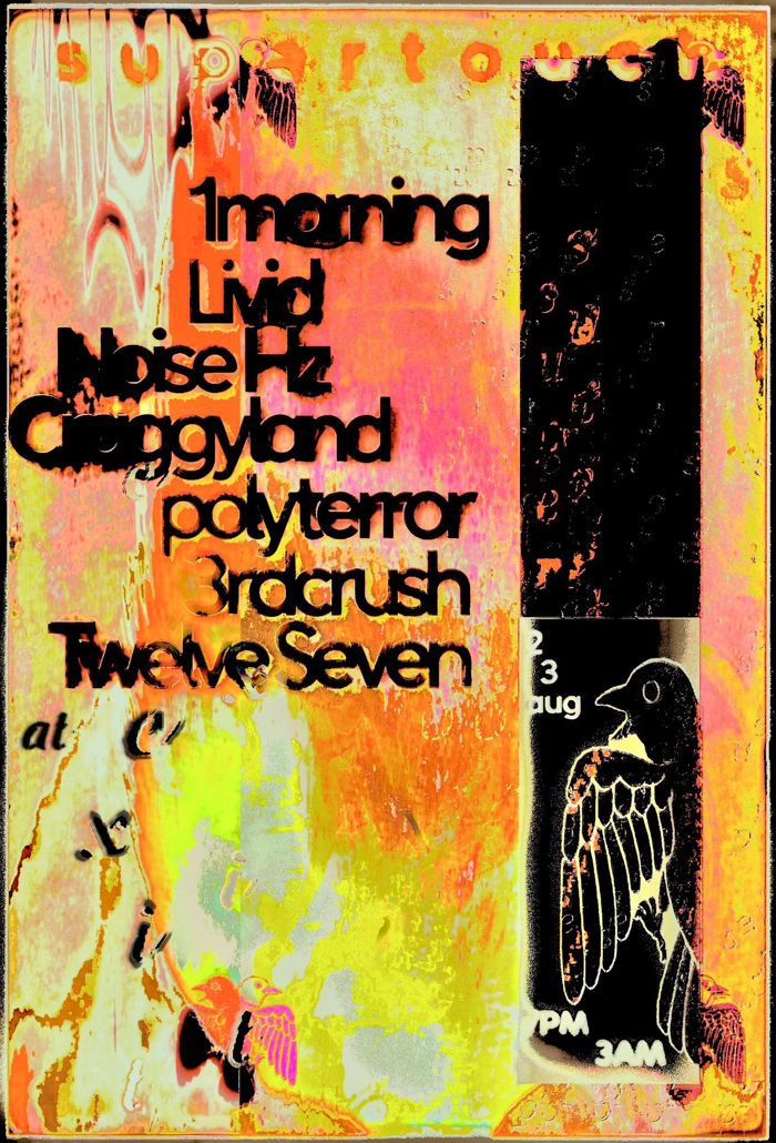 1morning, Twelve Seven, Livid, 3rdcrush, Craggyland (Live), Noise Hz (Live), polyterror