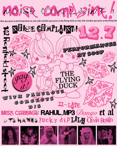 Noise Complaint! 001: Miss Cabbage / Rahul.mp3 / Danyo / Lucky Dip / Et Al / DT Shanks / Olivia Roslin / Lily / Pixie Chanel / Soop