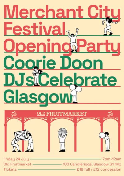 Merchant City Festival Opening Party w/ Coorie Doon