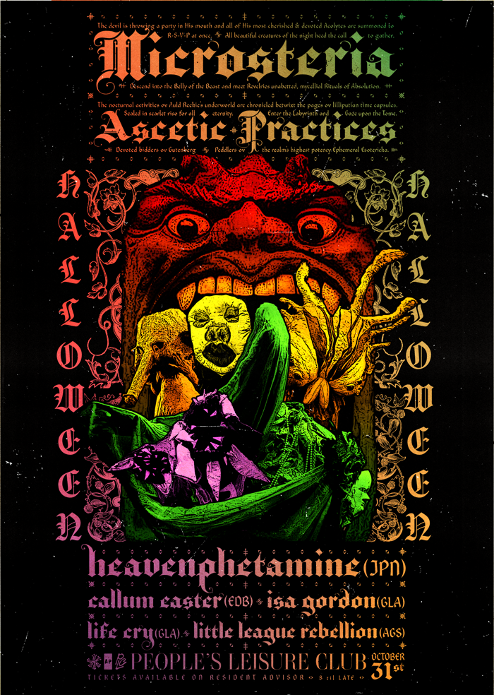 2026-10-31 Heavenphetamine, Life Cry, Isa Gordon, Callum Easter, Little League Rebellion, Ascetic Practices