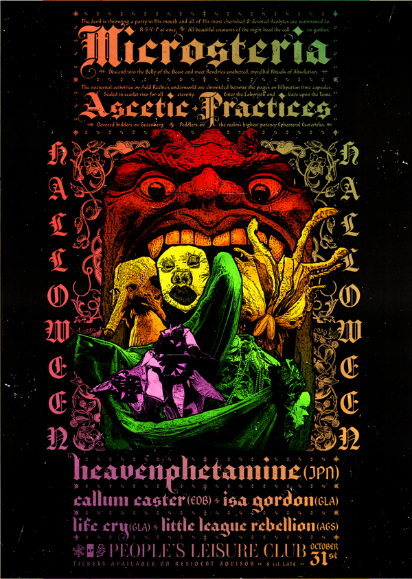 Heavenphetamine, Life Cry, Isa Gordon, Callum Easter, Little League Rebellion, Ascetic Practices
