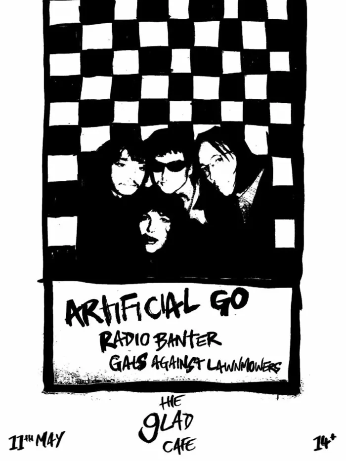2026-05-11 SPITE HOUSE: Artificial Go, Radio Banter, Gals Against Lawnmowers