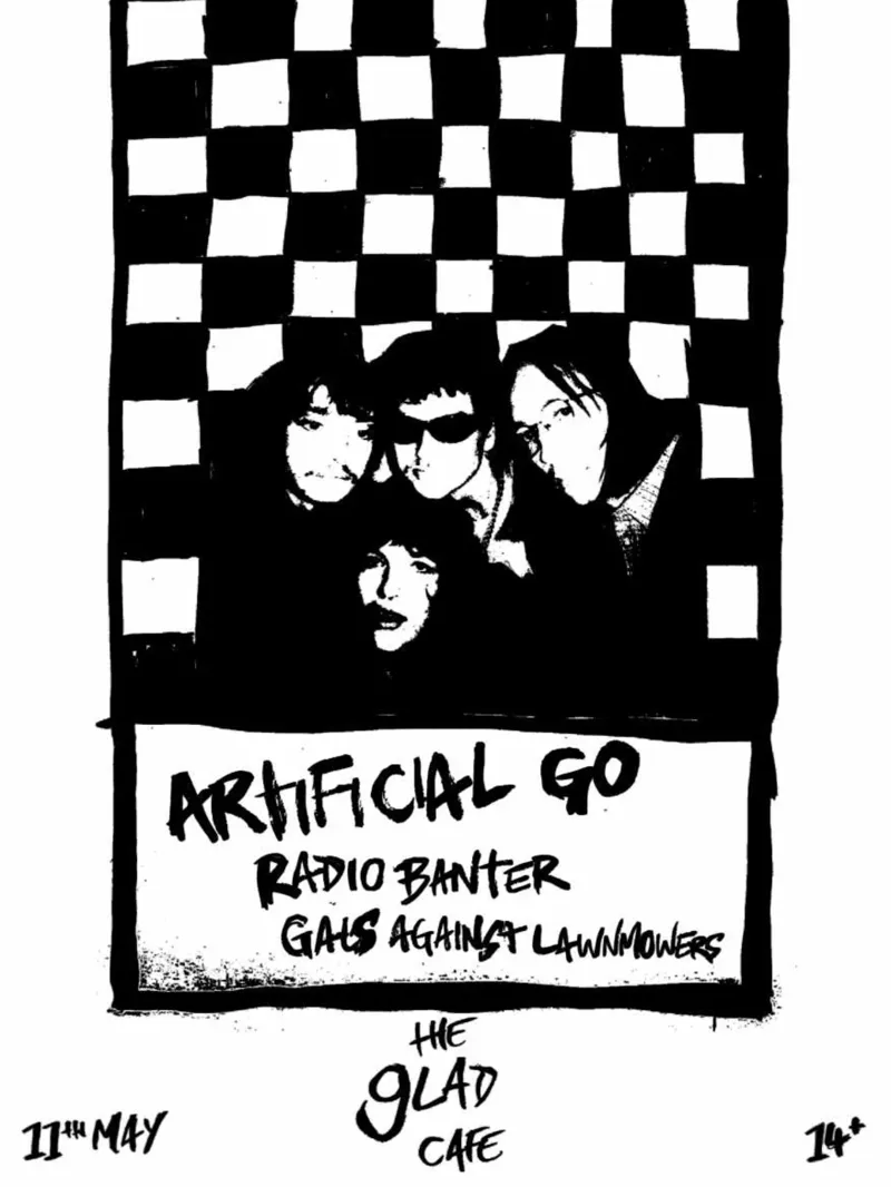 2026-05-11 SPITE HOUSE: Artificial Go, Radio Banter, Gals Against Lawnmowers