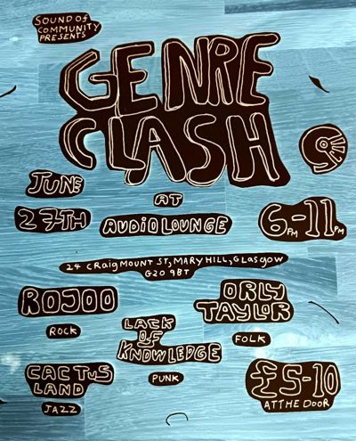 Genre Clash - Lack of Knowledge, ROJOO, Orly Taylor and Cactus Land