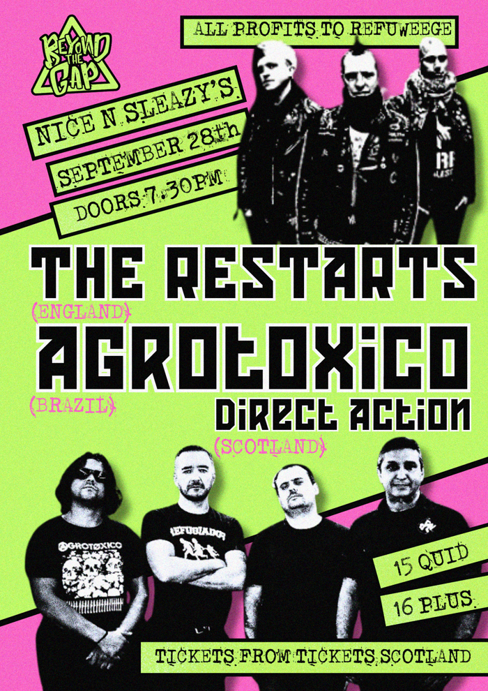 2026-07-09 The Restarts w/ Agrotoxic & Direct Action
