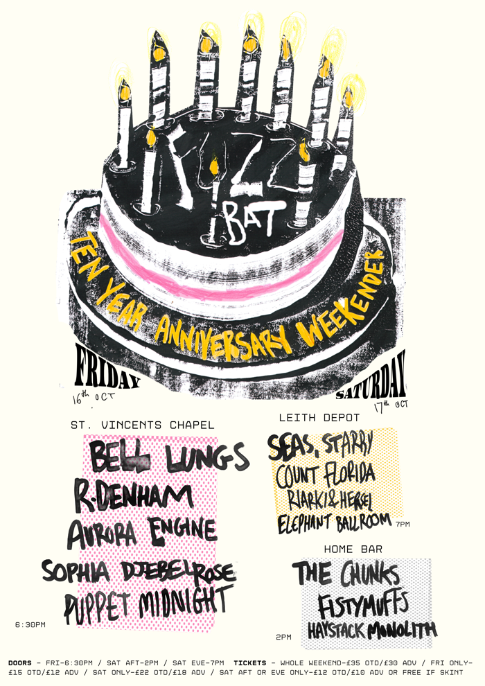 2026-10-16 Fuzz Bat Gigs Ten Year Anniversary Weekender
