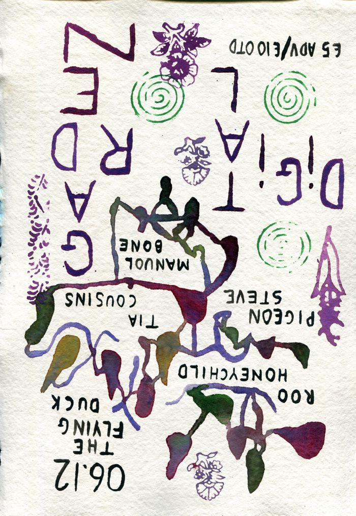 Roo Honeychild, Pigeon Steve, Tia Cousins & Manuol Bone