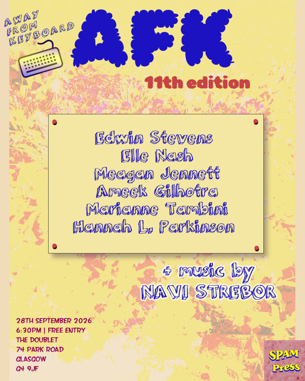 AFK #11: A SPAM Press Reading Series