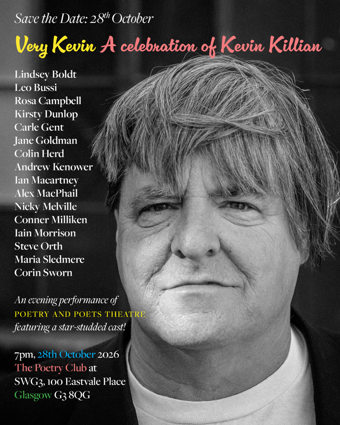 2026-10-28 Very Kevin: A Celebration of Kevin Killian