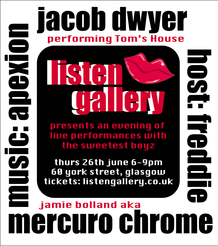 Jamie Bolland, Jacob Dwyer, Apexion, Freddie at Listen Gallery ...
