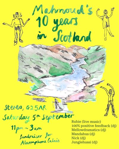 Mahmoud's 10 years in GLasgow