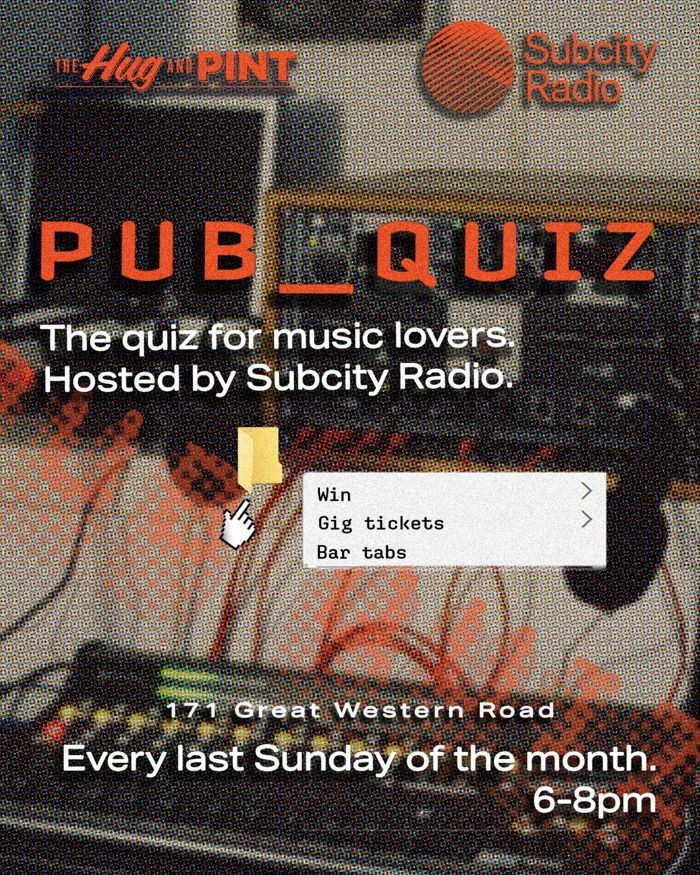 2026-09-27 The Hug & Pint Pub Quiz w/ Subcity Radio