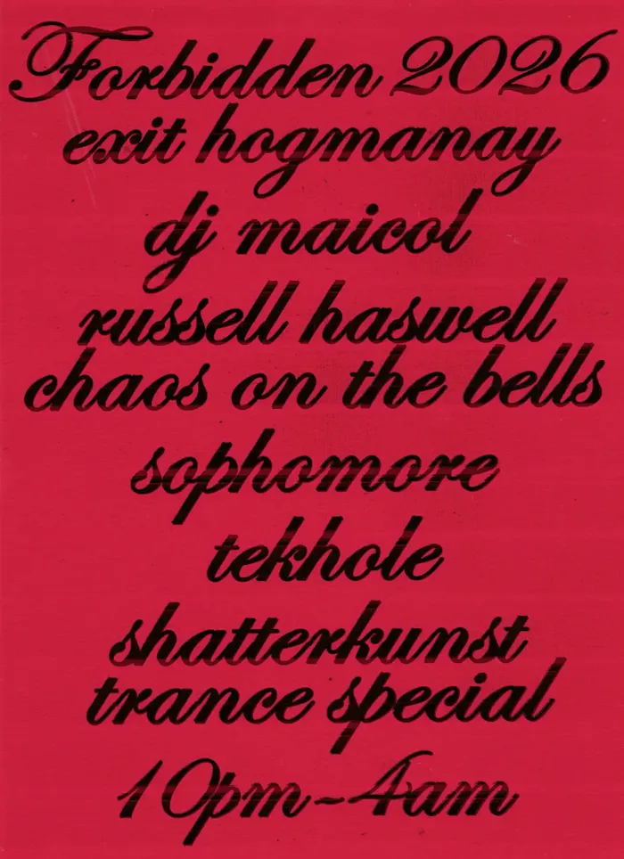 DJ Maicol Russell Haswell (Live) - Chaos on the bells ! Tekhole  Glabra & ENKI Shatterkunst (aka TRSSX) - Hogmanay Trance Special