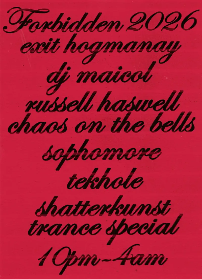 DJ Maicol Russell Haswell (Live) - Chaos on the bells ! Tekhole  Glabra & ENKI Shatterkunst (aka TRSSX) - Hogmanay Trance Special