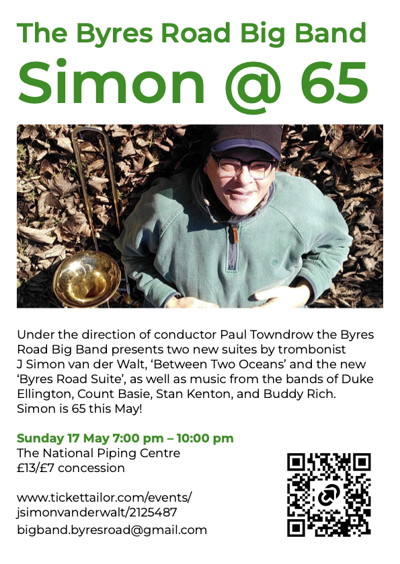 The Byres Road Big Band: Simon@65