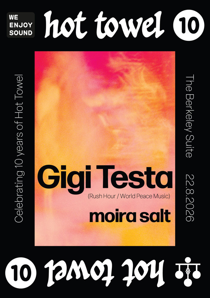 2026-08-22 Hot Towel, Gigi Testa (Rush Hour, World Peace Music, Napoli), Moira Salt (Performance)