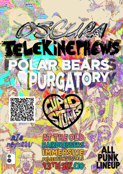 Oscura//Telekinephews//Polar Bears in Purgatory//Cupid Stunts