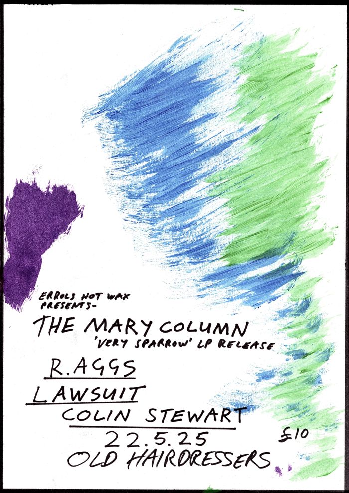 The Mary Column, R.Aggs, Colin Stewart, Lawsuit