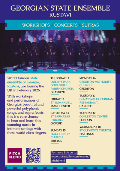 Rustavi (Georgian choir) workshop and concert