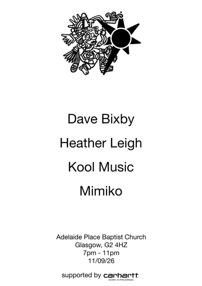 Dave Bixby + Heather Leigh + Kool Music + Mimiko