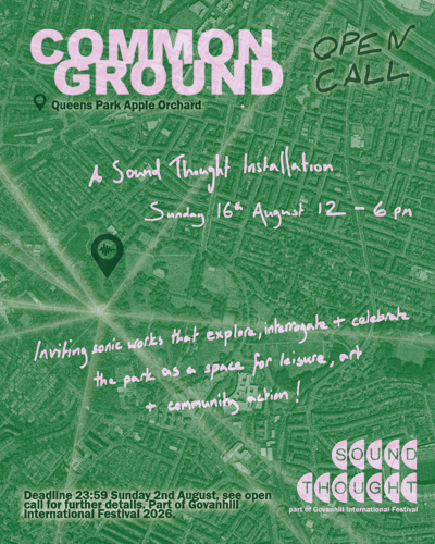 Common Ground: Open Call