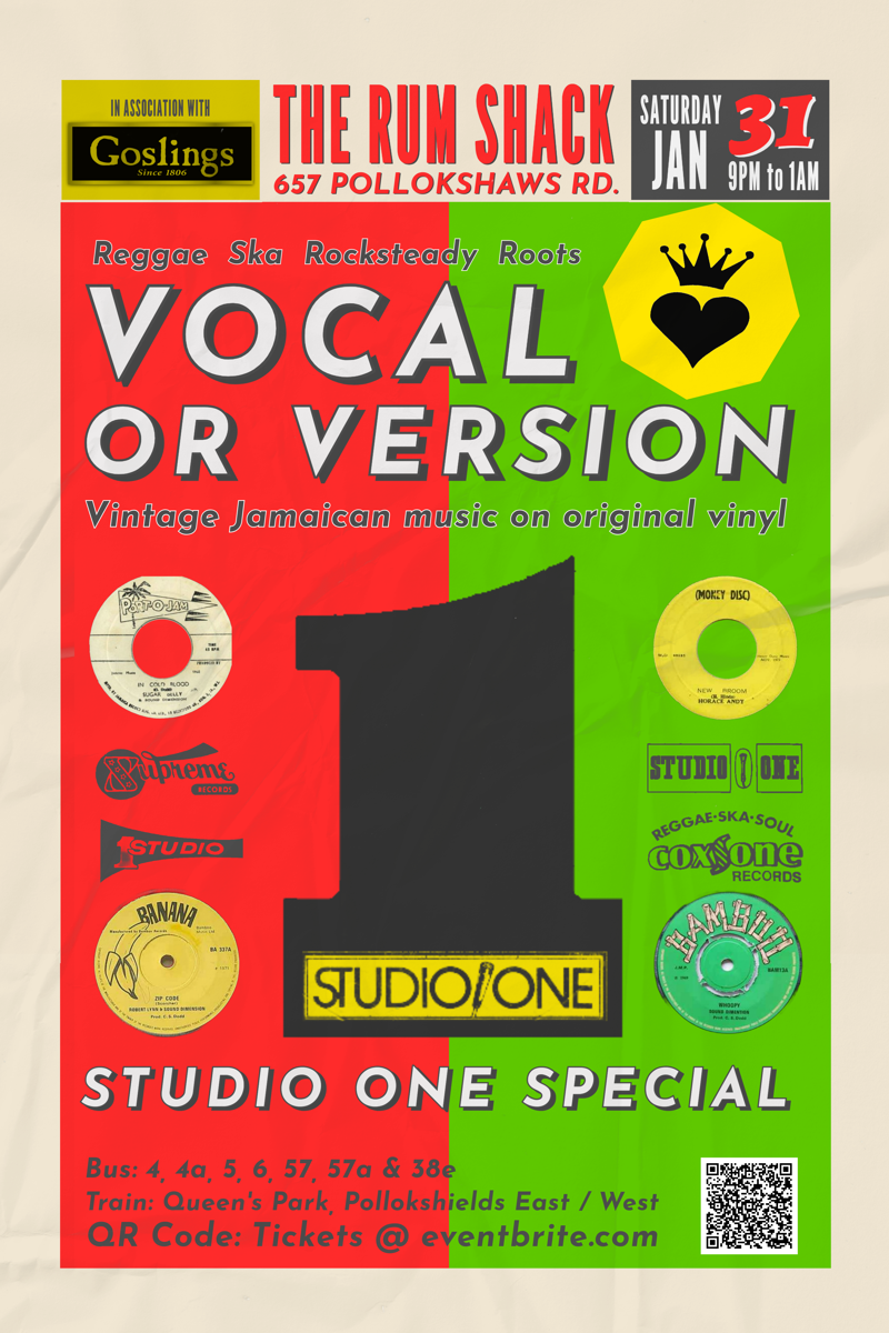 Vocal or Version // Studio One Records