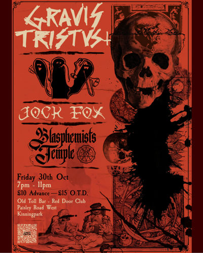 Samhain Sonic Ritual - Gravis Tristus + AKU / Blasphemists Temple / Jock Fox