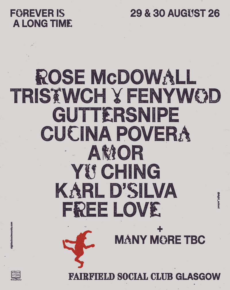 2026-08-29 Forever Is A Long Time: A Festival Celebrating 15 Years of Night School Records