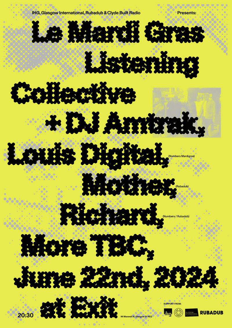 Le Mardi Gras Listening Collective, DJ Amtrak, Richard, and Mother