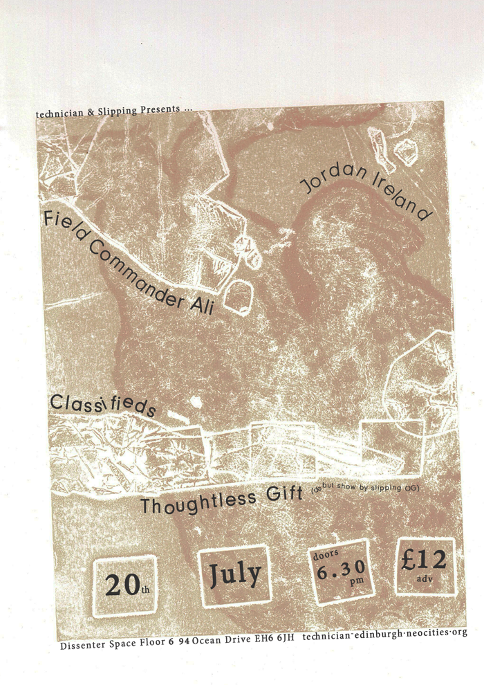 2026-07-20 Field Commander Ali, Jordan Ireland, Classifieds, Thoughtless Gift