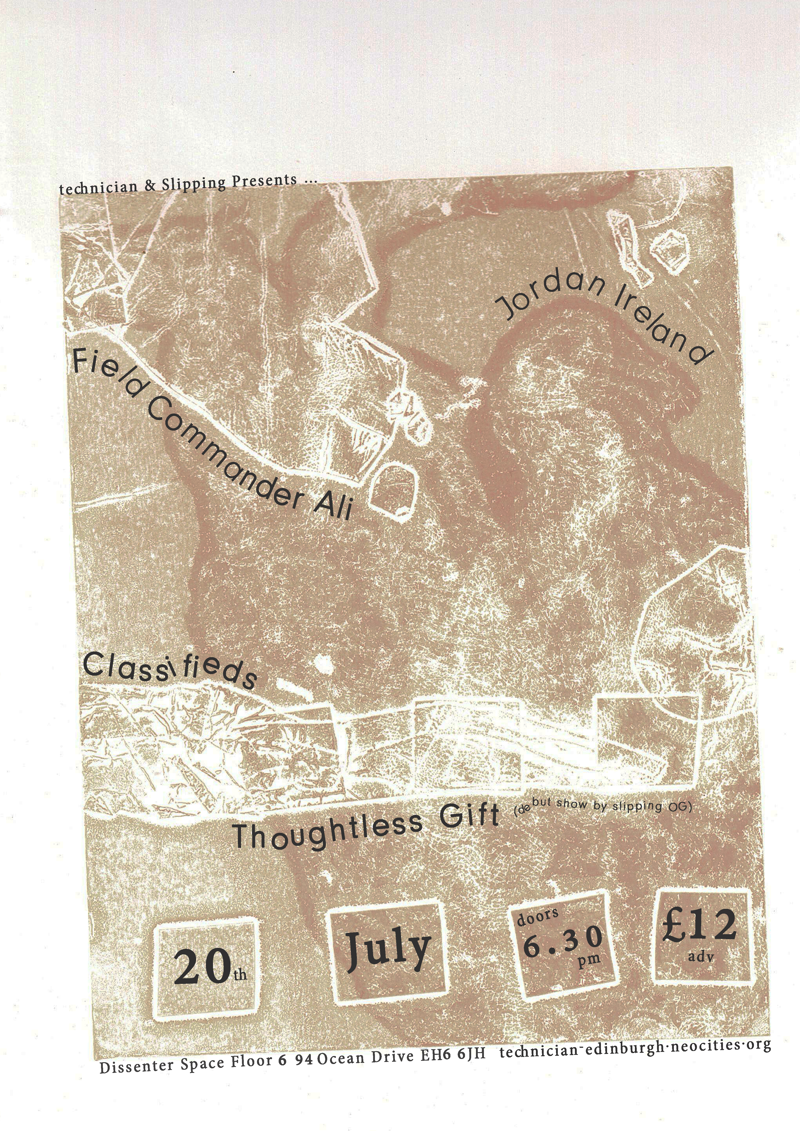 2026-07-20 Field Commander Ali, Jordan Ireland, Classifieds, Thoughtless Gift